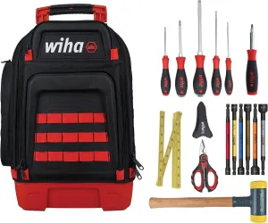 Wiha 91875 15 Piece Industrial MRO Tool Kit in Heavy Duty Backpack