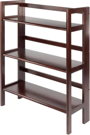 Winsome Wood Terry Shelving, Walnut, 3