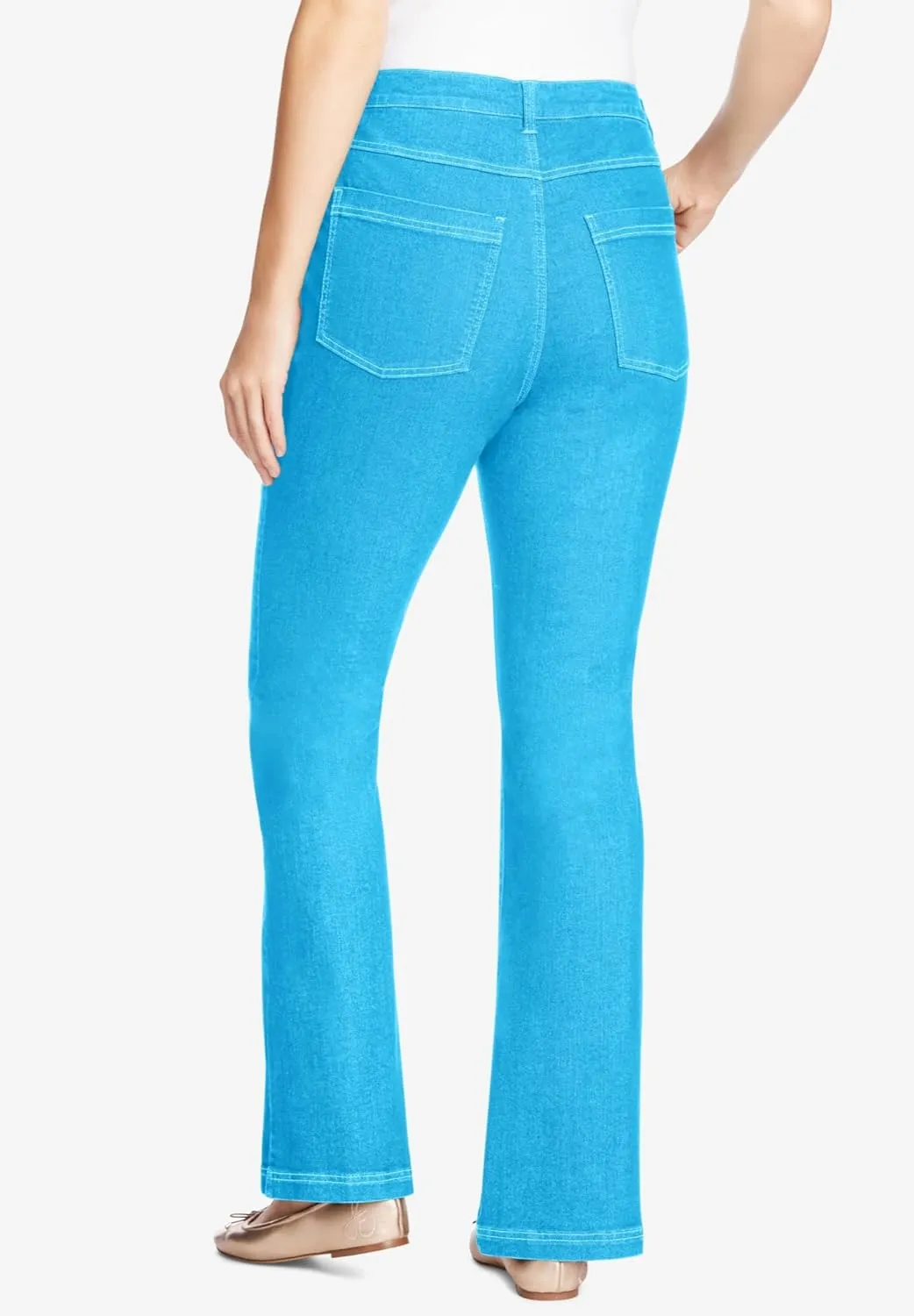 Woman Within Plus Size Bootcut Stretch Denim Jean