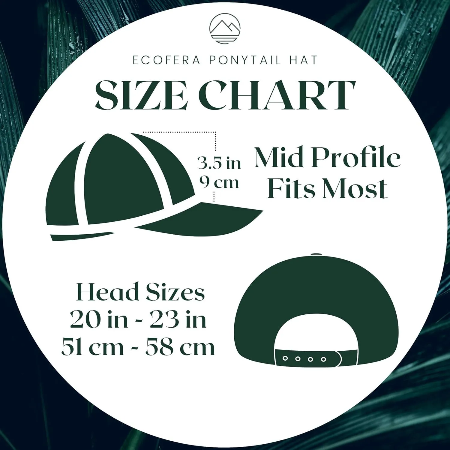 Women's Eco-Friendly Ponytail Hat Messy Bun Baseball Trucker Cap