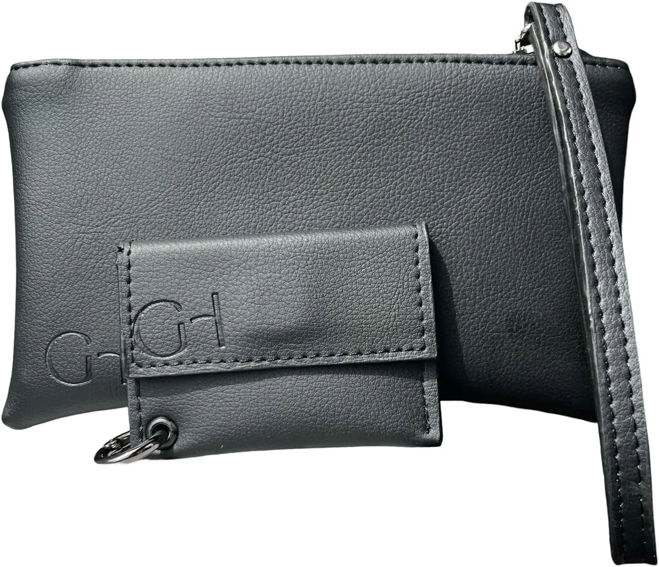 Women's eco-friendly wristlet - made with nopal cactus and corn leather, elegantly crafted in every detail.
