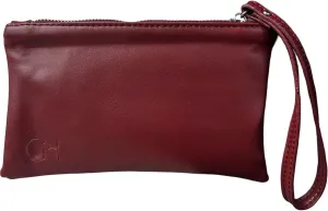 Women's eco-friendly wristlet - made with nopal cactus and corn leather, elegantly crafted in every detail.