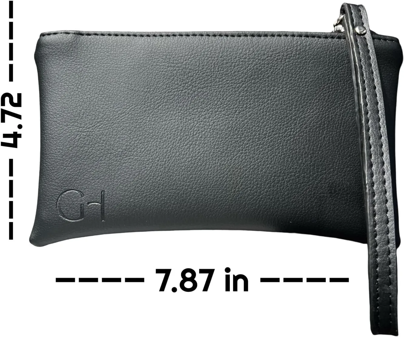 Women's eco-friendly wristlet - made with nopal cactus and corn leather, elegantly crafted in every detail.