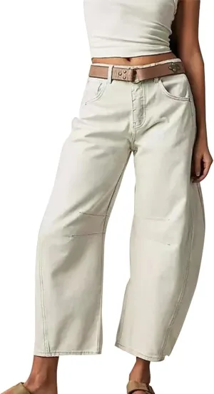 Women's Jeans Wide Leg Casual Straight Leg high Waist Trousers 2025 Trendy with Pocket Loose fit Fashion Denim Pant