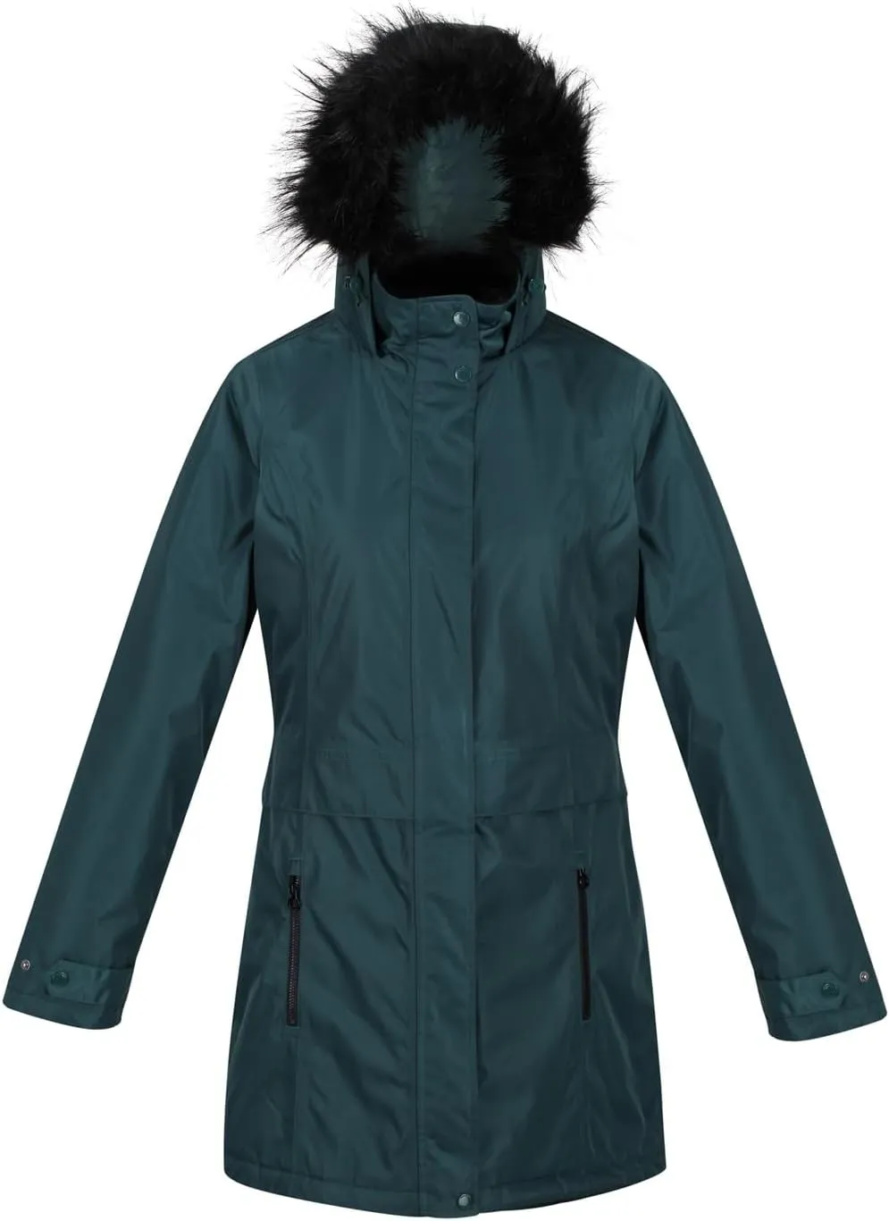 Womens Lexis Waterproof Insulated Fur Trimmed Parka Jacket Coat