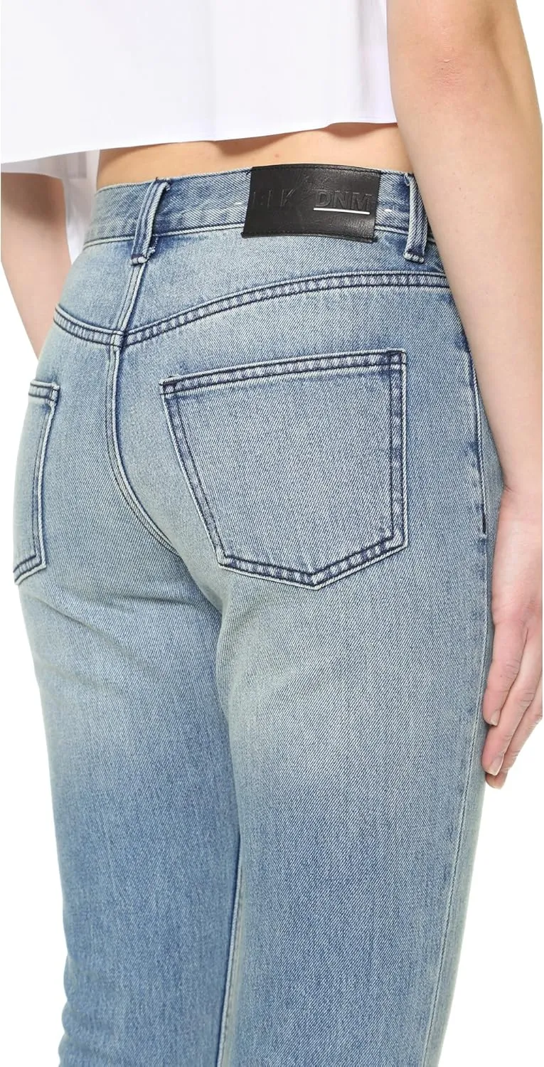 Women's Straight Jeans, Ash Blue