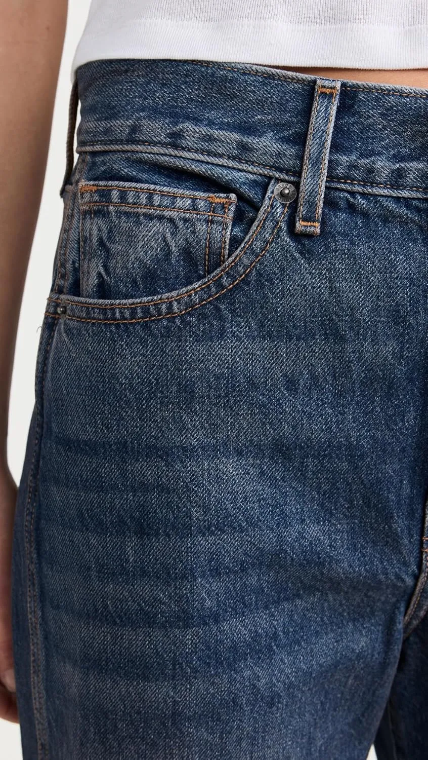 Women's Taylor Cropped High Rise Wide Jeans