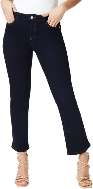 Women's/Women's Comfort Stretch Bootcut Jeans, Indigo, 4 US R