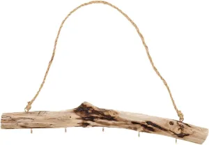 Wood Wall Jewelry Organizer Driftwood Decorative Branch Necklace Key Hanger Home Dec