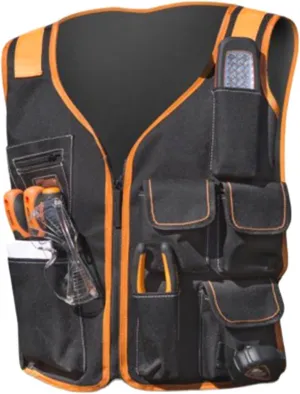 Work Vest Tool Vest Bag Multi-Pocket Safety Maintenance Kit Adjustable Waist Bag For Carpenter Electricians Tool Holder