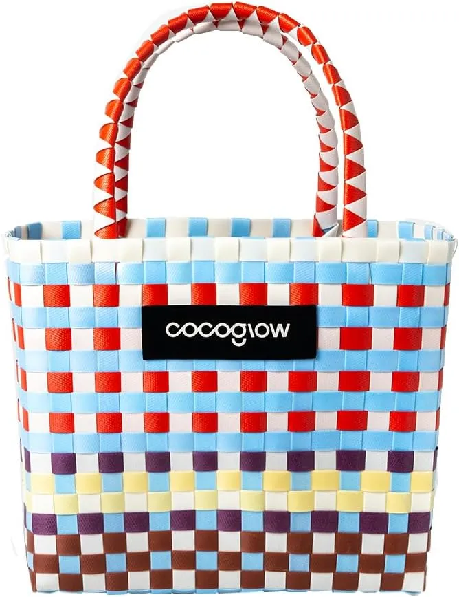 Woven Tote Bag For Women, PP eco-friendly tote bag,Female Handbag and Purses, Summer Beach, Pool