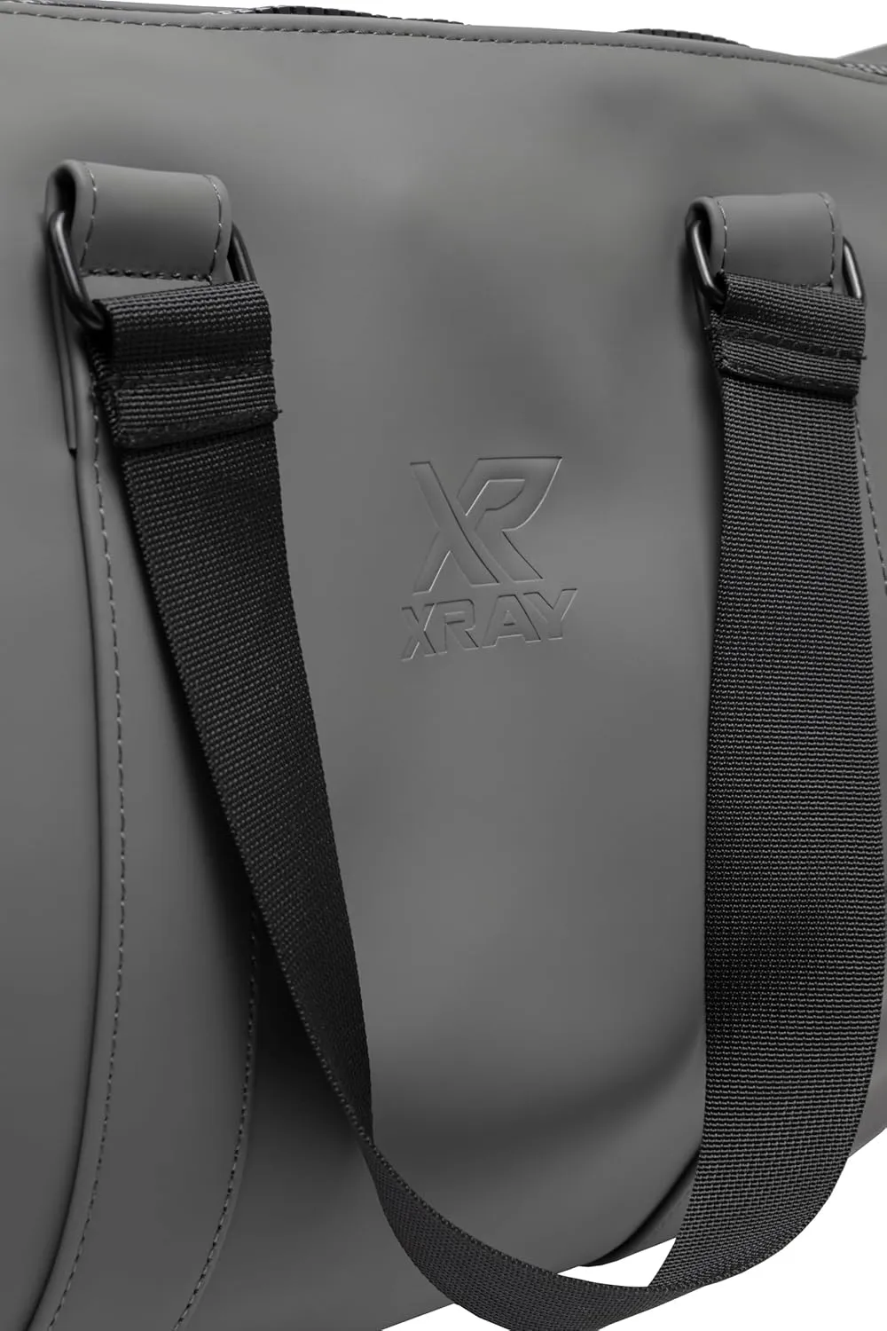 X RAY PU Leather Duffle Bag, Gym Sports Luggage Overnight Tote Weekender Travel Carry On Bag for Men, Women