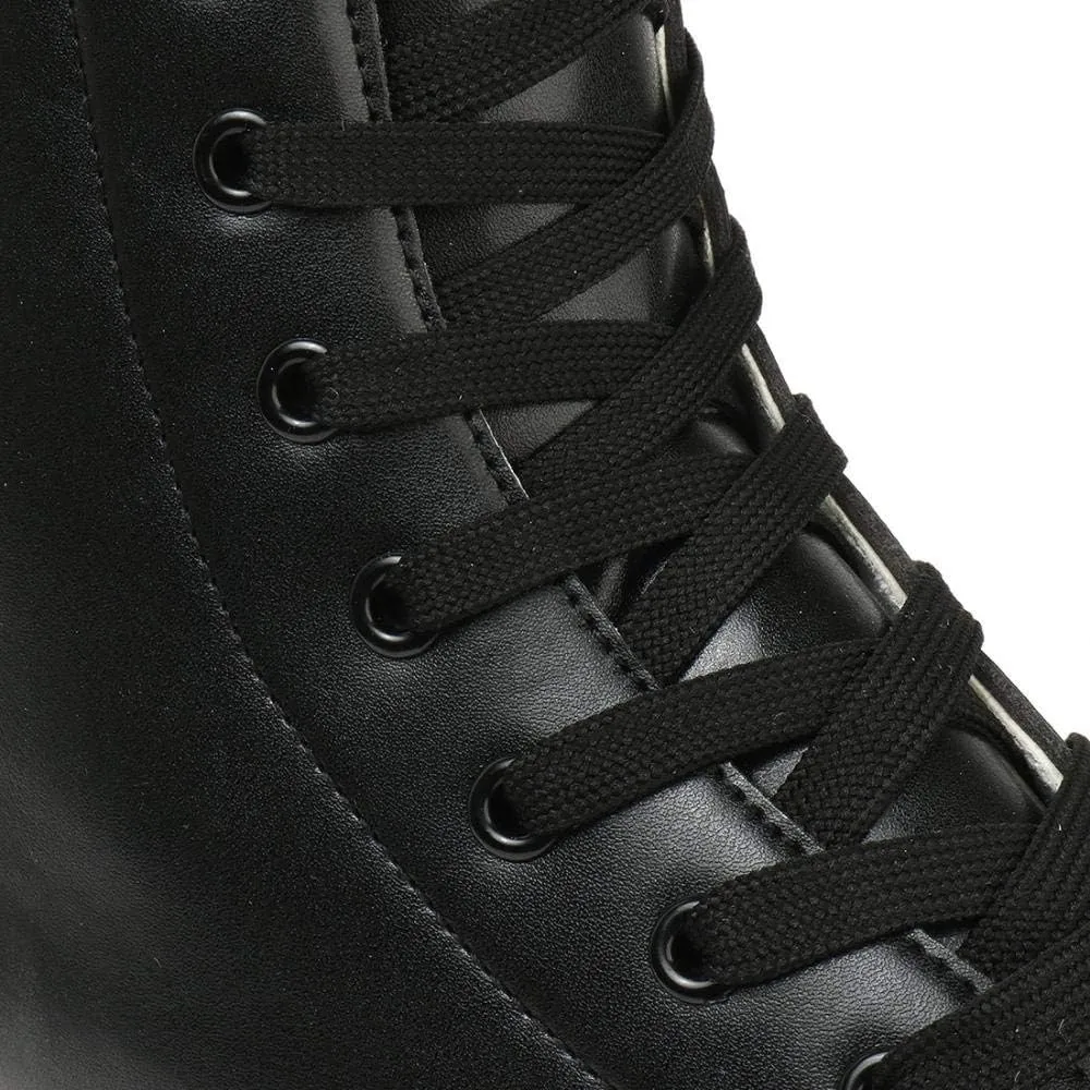 XUDREZ Roller Skate Shoes for Women Men PU Leather High-top Double-Row Roller Skates for Beginner, Professional Indoor Outdoor Roller Skates with Shoes Bag