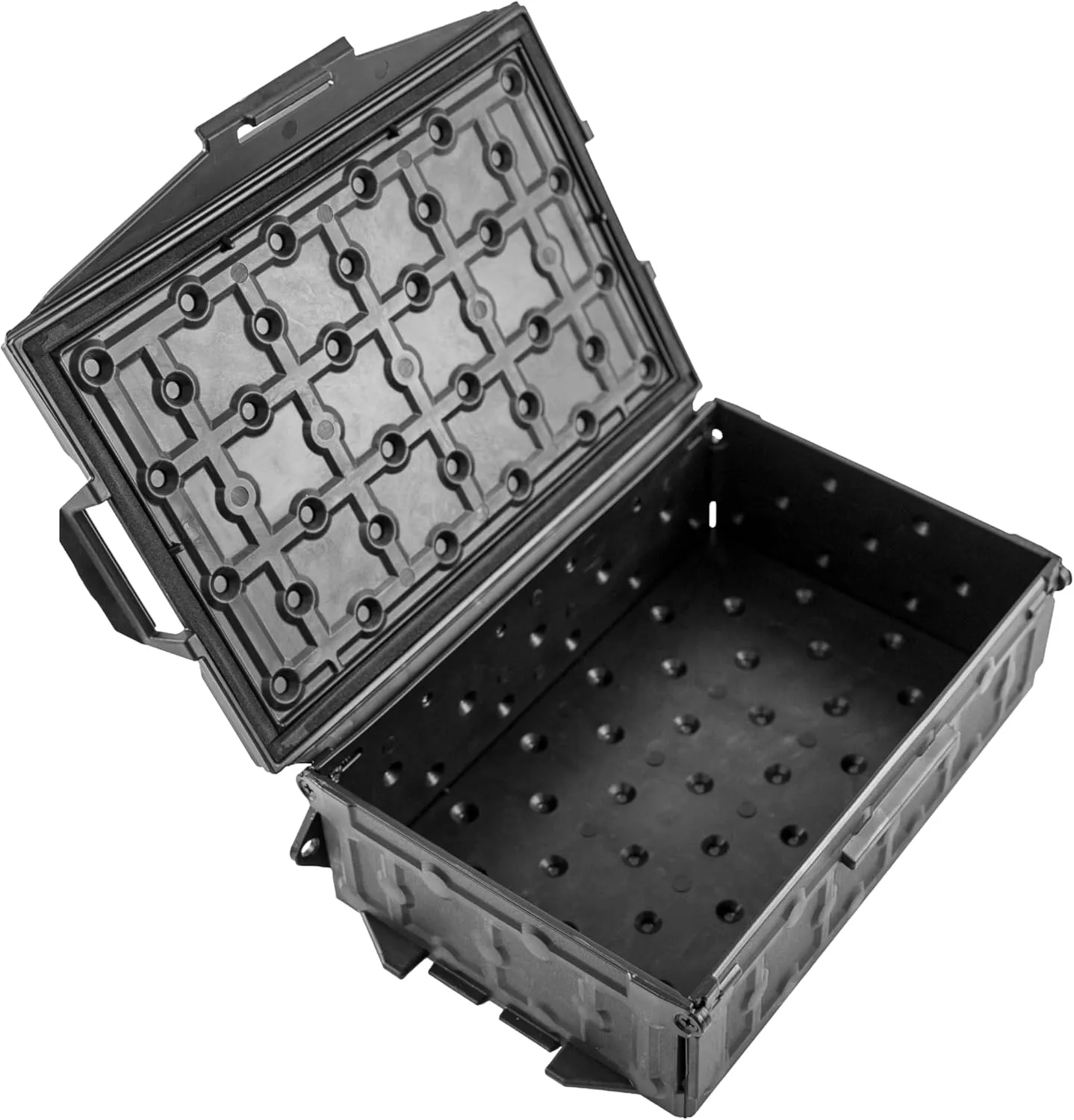 YakAttack TracPak Stackable Storage Box – Black | Kayak Fishing Gear Storage | Fits GearTrac & MightyMount | Kayak Accessories for Fishing Tackle & Tools | Compact 1 lb Weight