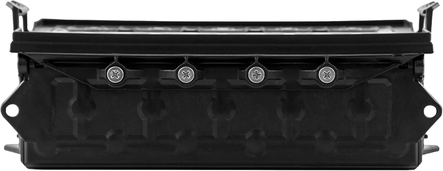 YakAttack TracPak Stackable Storage Box – Black | Kayak Fishing Gear Storage | Fits GearTrac & MightyMount | Kayak Accessories for Fishing Tackle & Tools | Compact 1 lb Weight