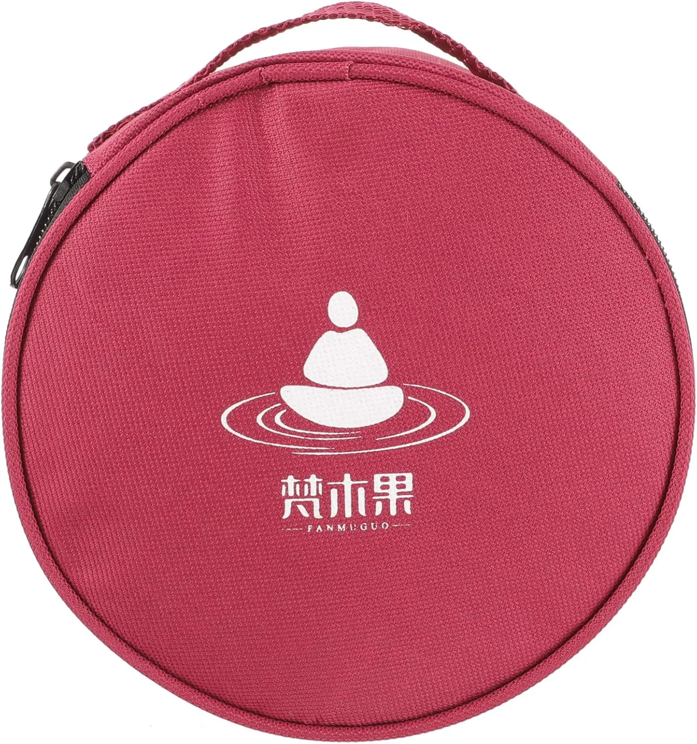 Yardwe Singing Bowl Carrying Bag Durable Cloth Storage Case for Crystal Singing Bowls Easy to Carry with Zipper Design for Travel and present Giving