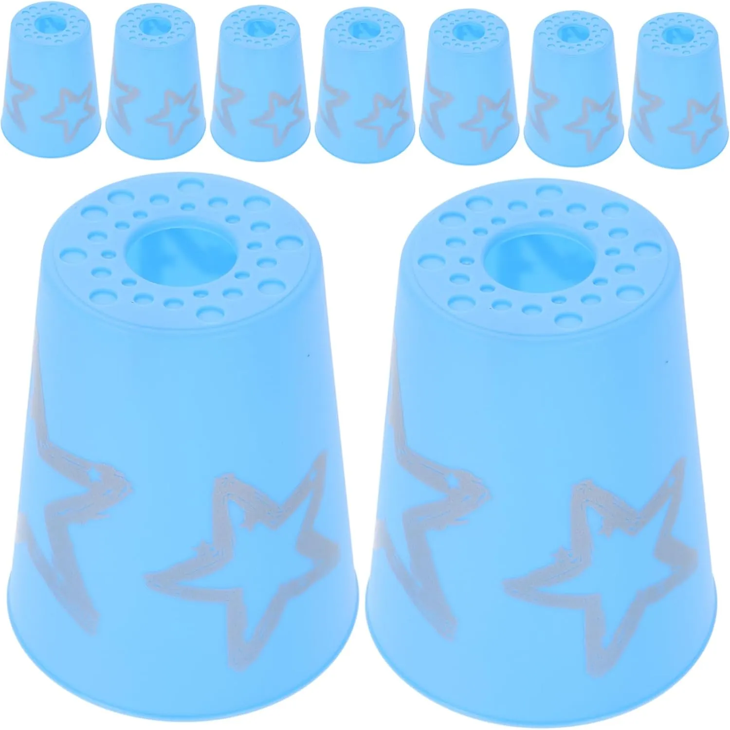 YARNOW 12pcs Stackable Speed Training Cups Set for Quick Stacking Games for Competitions Parties and Gatherings Fun Entertainment for All Ages Easy to Clean and Unique Design