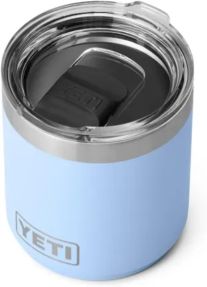 YETI Rambler 10 oz Stackable Lowball 2.0, Vacuum Insulated, Stainless Steel with MagSlider Lid, Big Sky Blue