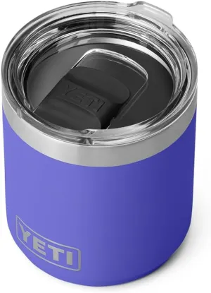 YETI Rambler 10 oz Stackable Lowball 2.0, Vacuum Insulated, Stainless Steel with MagSlider Lid, Ultramarine Violet