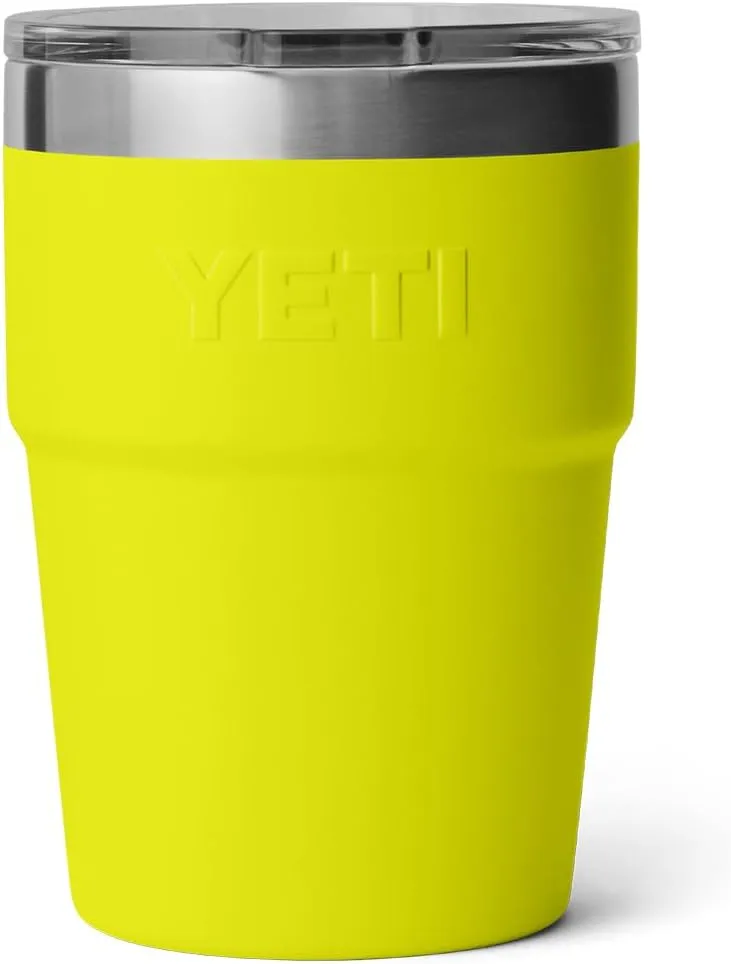 YETI Rambler 16 oz Stackable Tumbler, Vacuum Insulated, Stainless Steel with MagSlider Lid