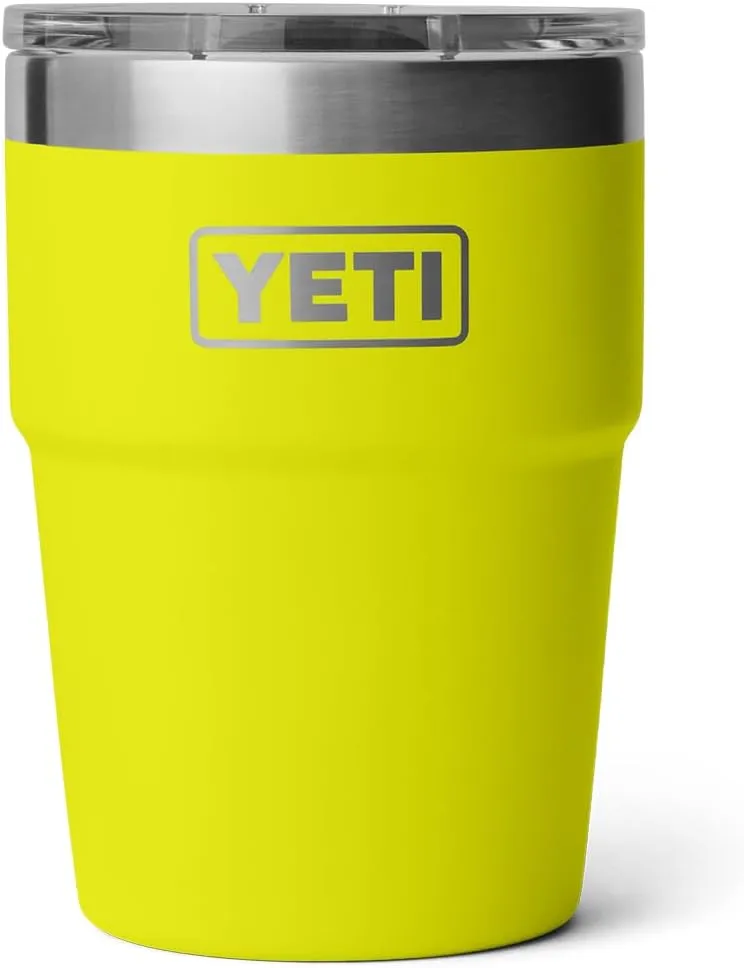 YETI Rambler 16 oz Stackable Tumbler, Vacuum Insulated, Stainless Steel with MagSlider Lid