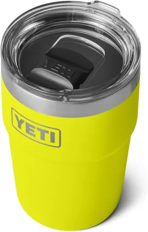 YETI Rambler 16 oz Stackable Tumbler, Vacuum Insulated, Stainless Steel with MagSlider Lid