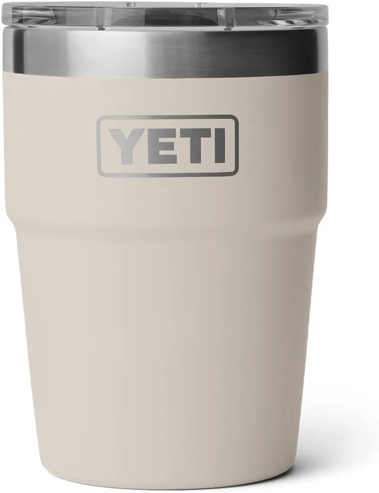 YETI Rambler 16 oz Stackable Tumbler, Vacuum Insulated, Stainless Steel with MagSlider Lid
