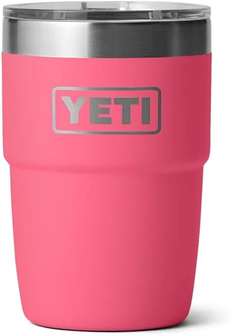 YETI Rambler 8 oz Stackable Cup, Stainless Steel, Vacuum Insulated Espresso Cup with MagSlider Lid