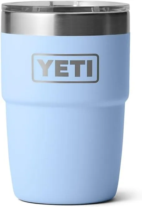 YETI Rambler 8 oz Stackable Cup, Stainless Steel, Vacuum Insulated Espresso Cup with MagSlider Lid