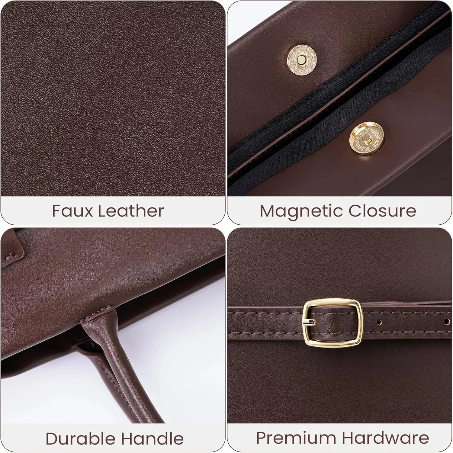 YFGBCX Tote Bag for Women Vegan Leather Work Bag Top Handle Bag Trendy Luxury Hobo Handbag College Tote Bag Purse