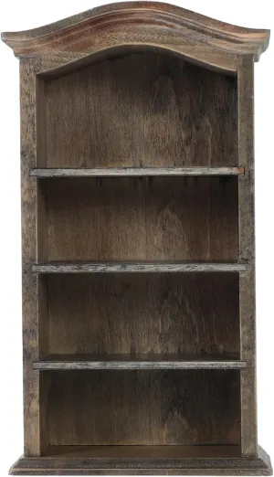 Zerodeko 1PC Dollhouse Bookshelves, Mini Wooden Bookshelf Doll House, Miniature Furniture Mini Display Case, Dollhouse DIY Decor Accessories